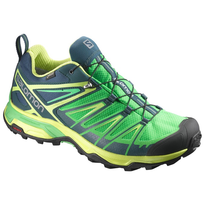 Salomon X ULTRA 3 GTX® Zapatillas Trekking Hombre - Verde / Negras - Colombia (35689-OMHU)